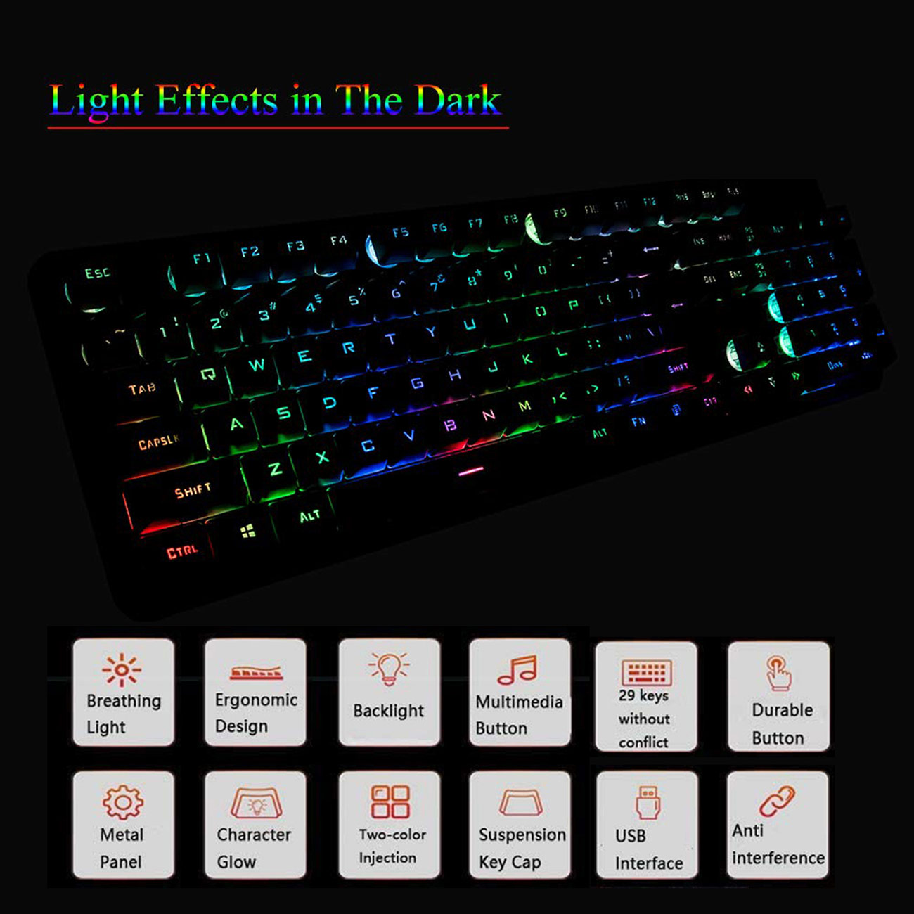 Dongguan Li Hao Hardware Tech Co., Ltd Wireless Gaming Keyboard Mouse Combo